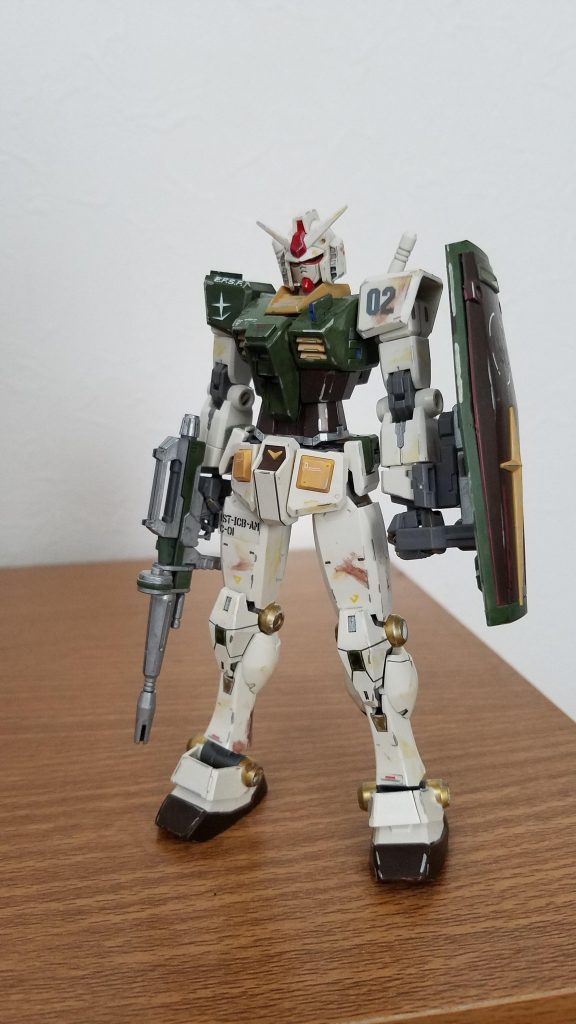 武装をパージした姿。Beyond Globalなので、プロポーションは綺麗。ただ、寂しい感じもします…。