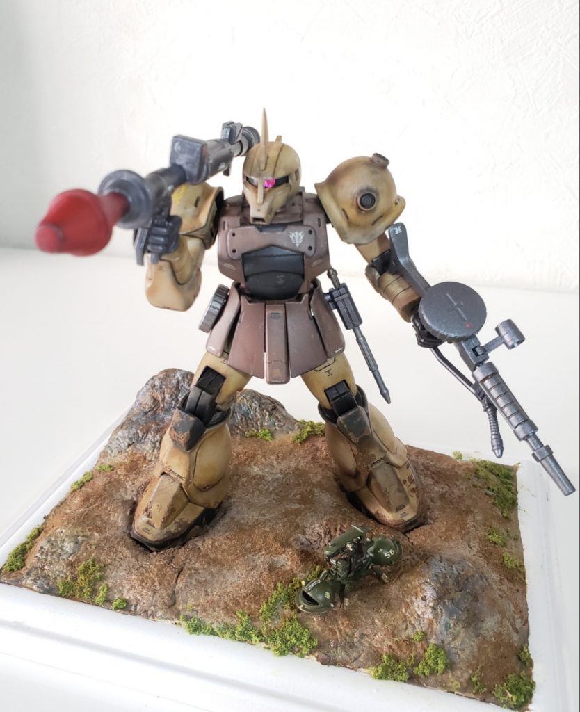 簡単なジオラマ作ってみました^^