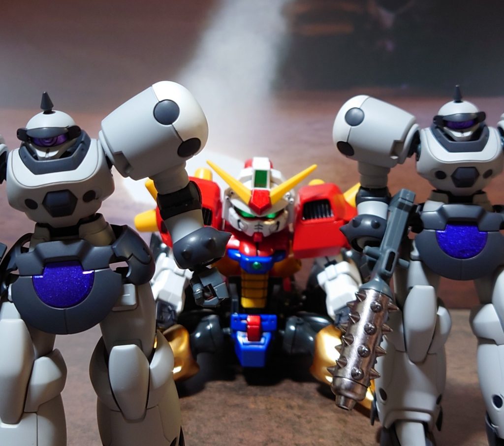 デビルガンダムは自己増殖の機能によって、自らの下僕“デスアーミー”を生み出すのだ！