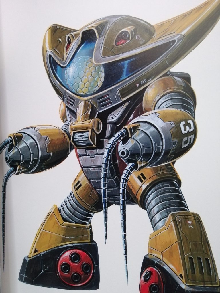 カラーはこのイラストを参考にしています複眼違いの奇跡で生まれたこの素晴らしいデザインっ!!