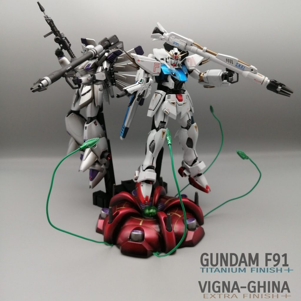 お得在庫 ヤフオク! - MG 1/100 ガンダムF91 Ver.2.0 チタニウムフィニ