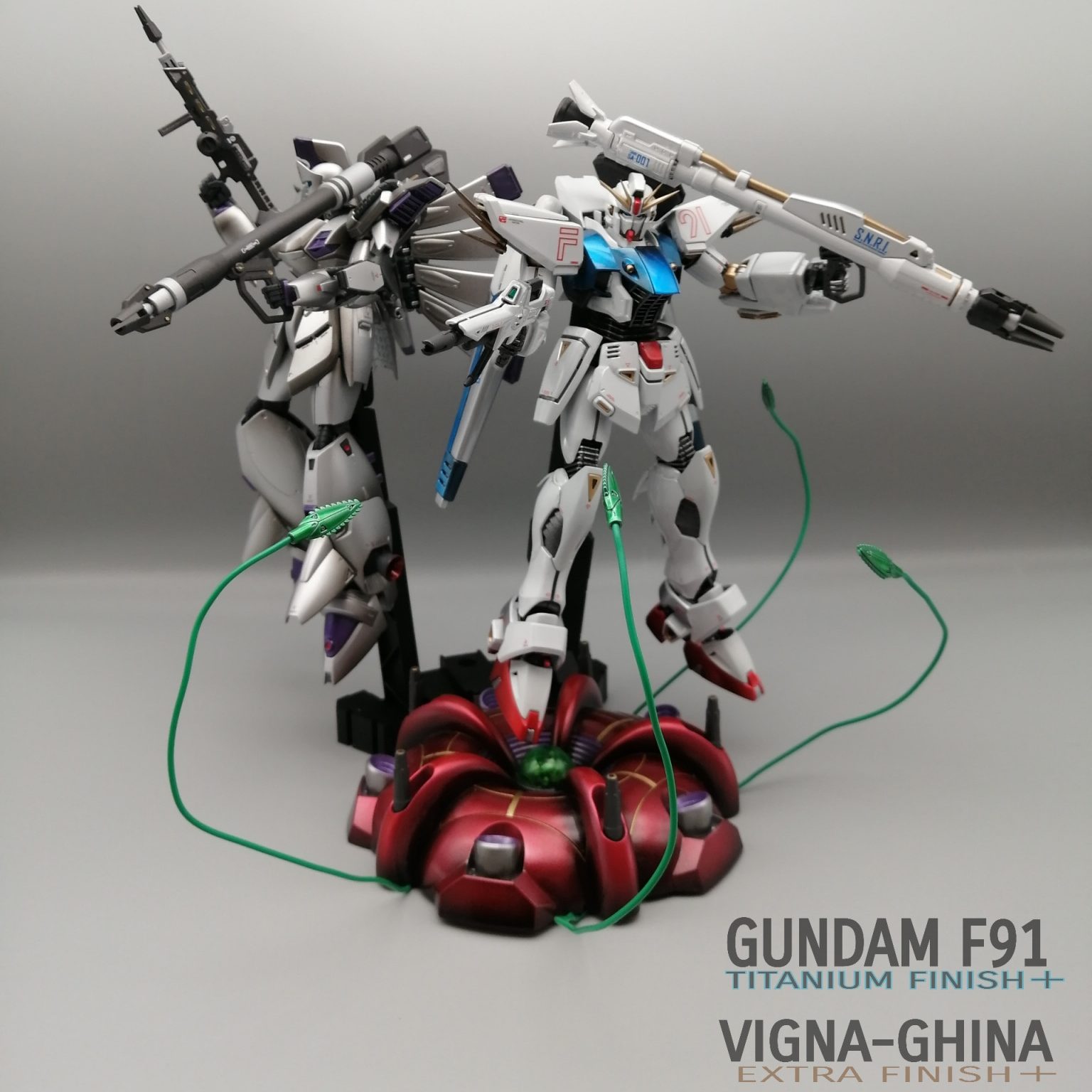 ＭＧ 1/100 ガンダムＦ９１ Ｖｅｒ．２．０［チタニウムフィニッシュ 