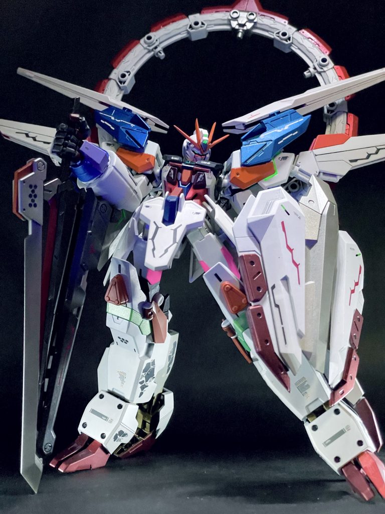 ブラックライトの電池が切れかけて綺麗に光らせることが出来ませんでしたが、蛍光色を使ってる箇所がかなり多くあります。剣は解放状態で細くなります。(卍解!的なww)最後まで見て頂き有難うございました!(≧∀≦)/コメントなど頂けると励みになります♪(о´∀`о)