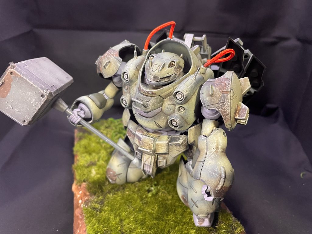 錆表現難しくて汚しすぎました。 