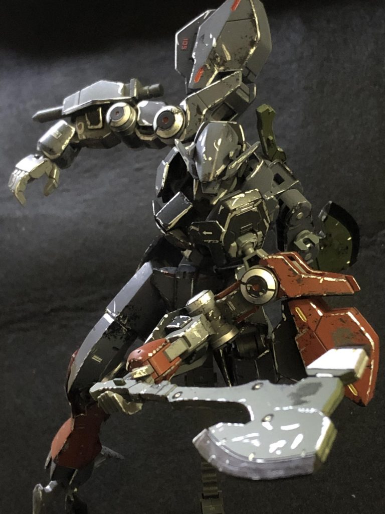 ズバッと斬りつけたところ