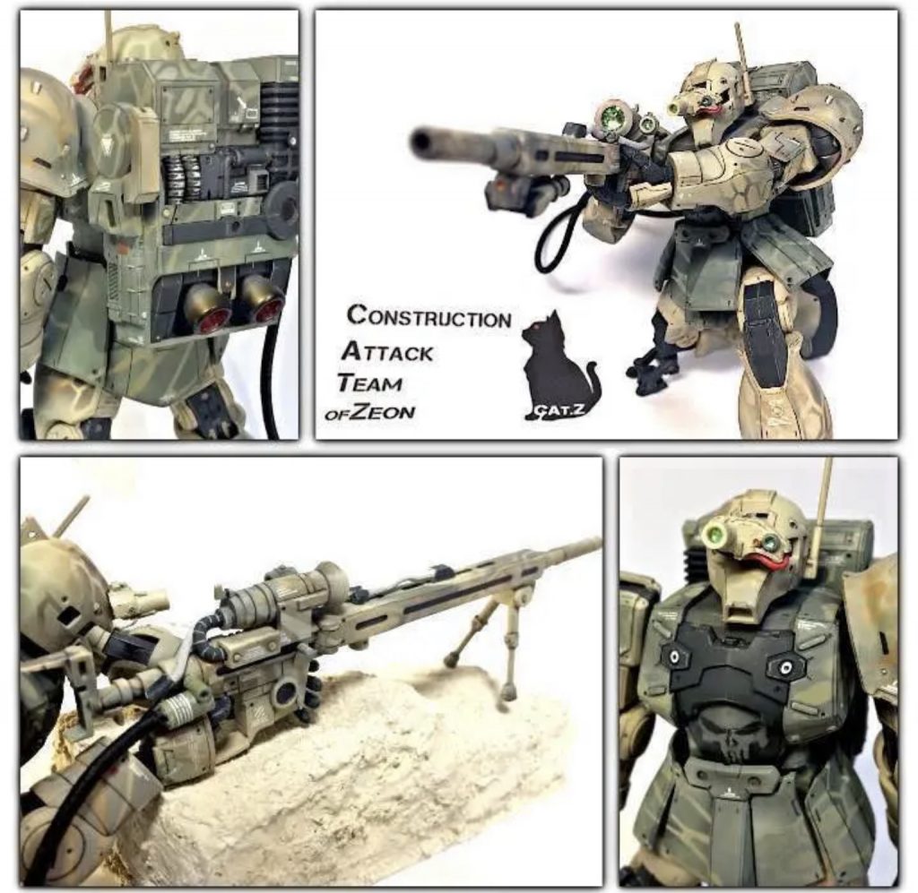 1/144 RG風　HGUC MS-05SC ザクⅠスナイパーカスタム–3枚目/制作者：茶家持