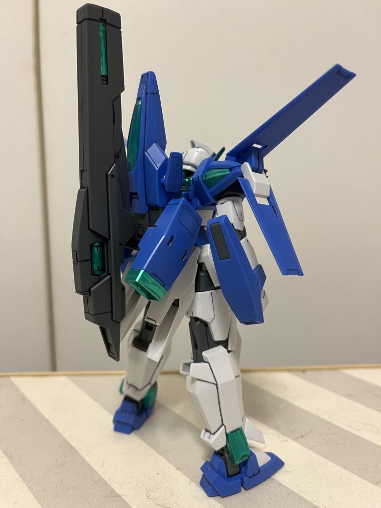 シグマシスライフルも一部メタグリーンに。アクセントにはなりましたかね。