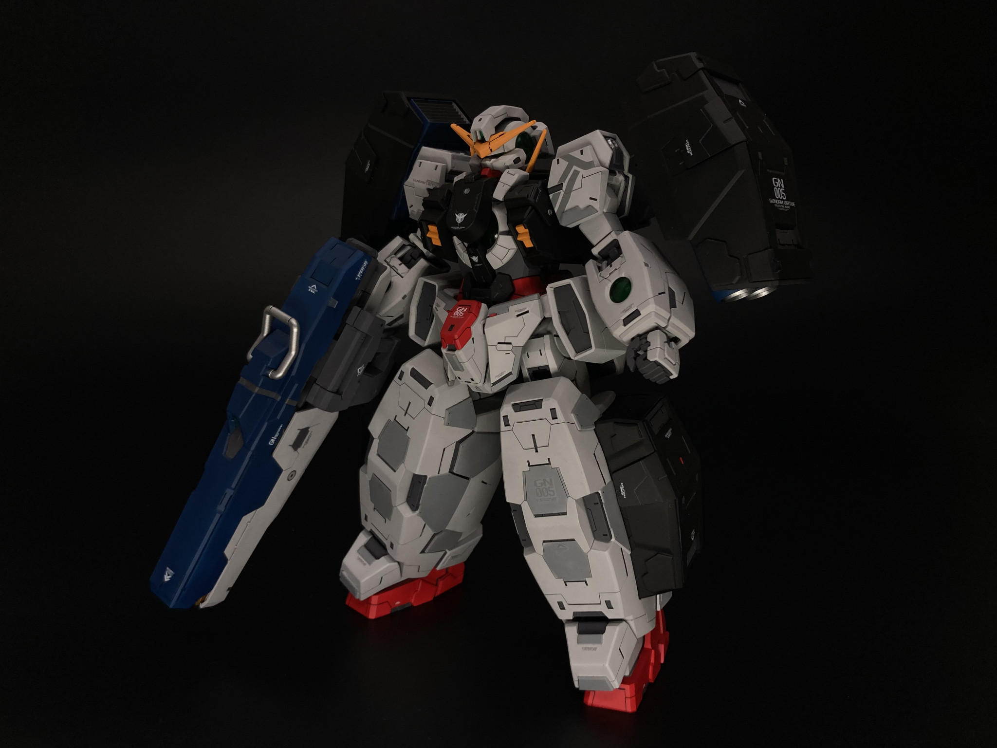 ガンプラ 完成品 MG 1/100 ガンダムヴァーチェ ガンキャノン風塗装 