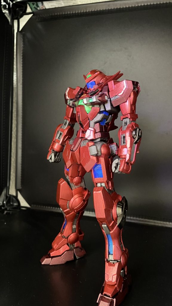 GN粒子供給コードやセンサーマスクなどの各部に蛍光塗料で塗装をしました。