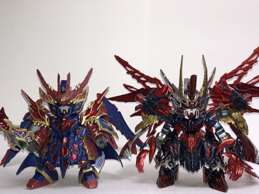 以前作った魔王エピオンガンダムとツーショット