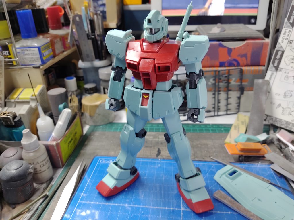 キットストレート組み状態