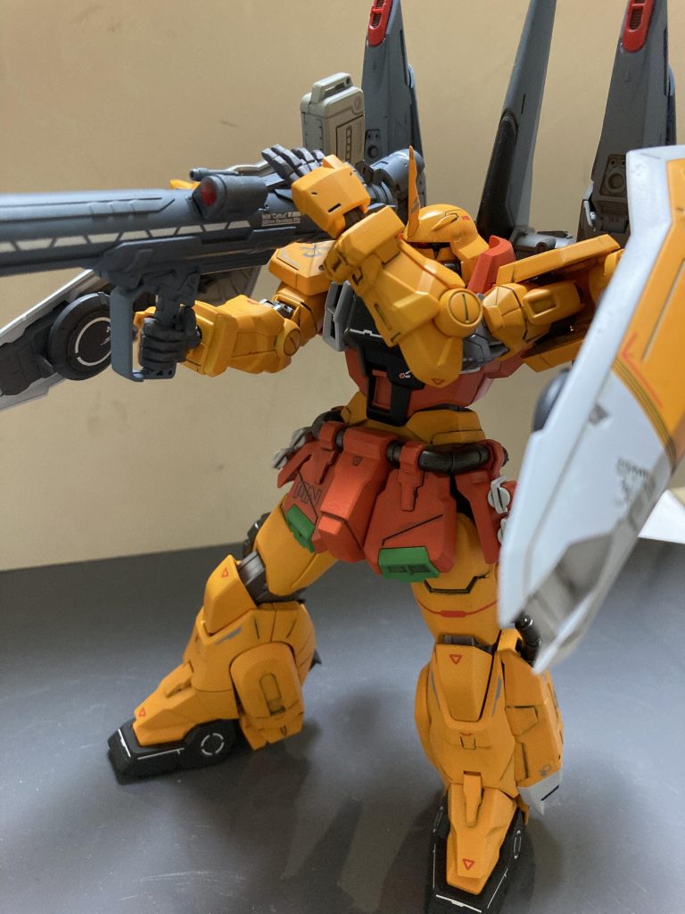 キャットゥスを構えたポーズ