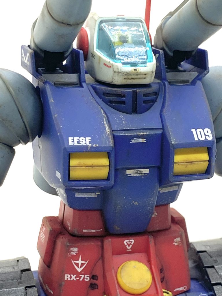 らいだ~Joe様のお気軽汚しは最初の焼鉄色のチッピングを派手にしなければ誰でも上手くいくので本当にお勧めの技法です。