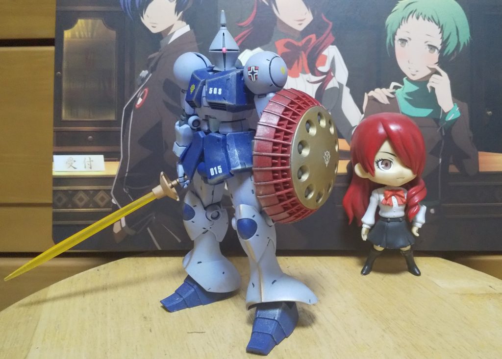 :塗装剥げもブリリアント!砂を少し被らせたぞ。