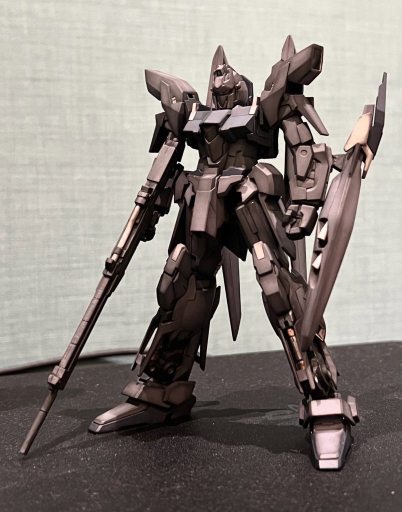 ミスターウェザリングカラーとウェザリングマスターでグラデーション塗装風