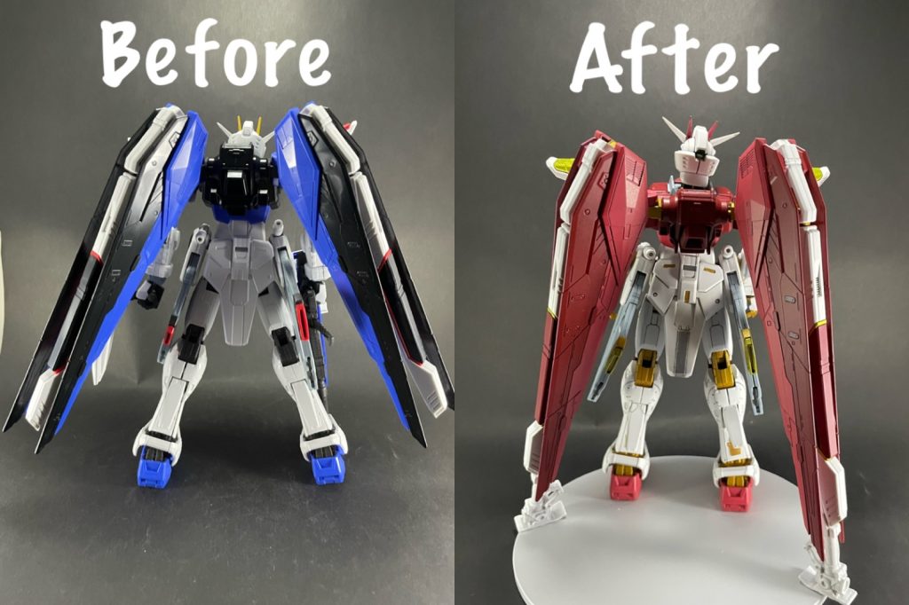 バックショットのビフォーアフター！