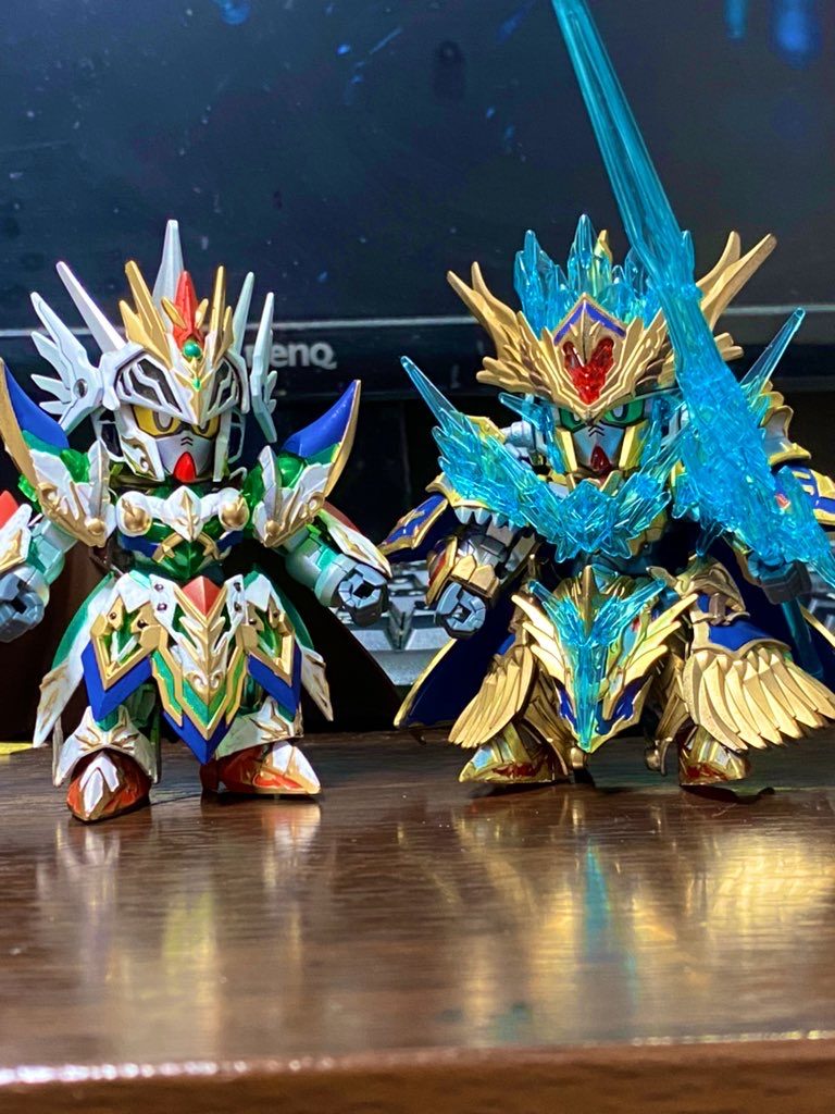 以前作ったアーサーガンダムと記念写真📸