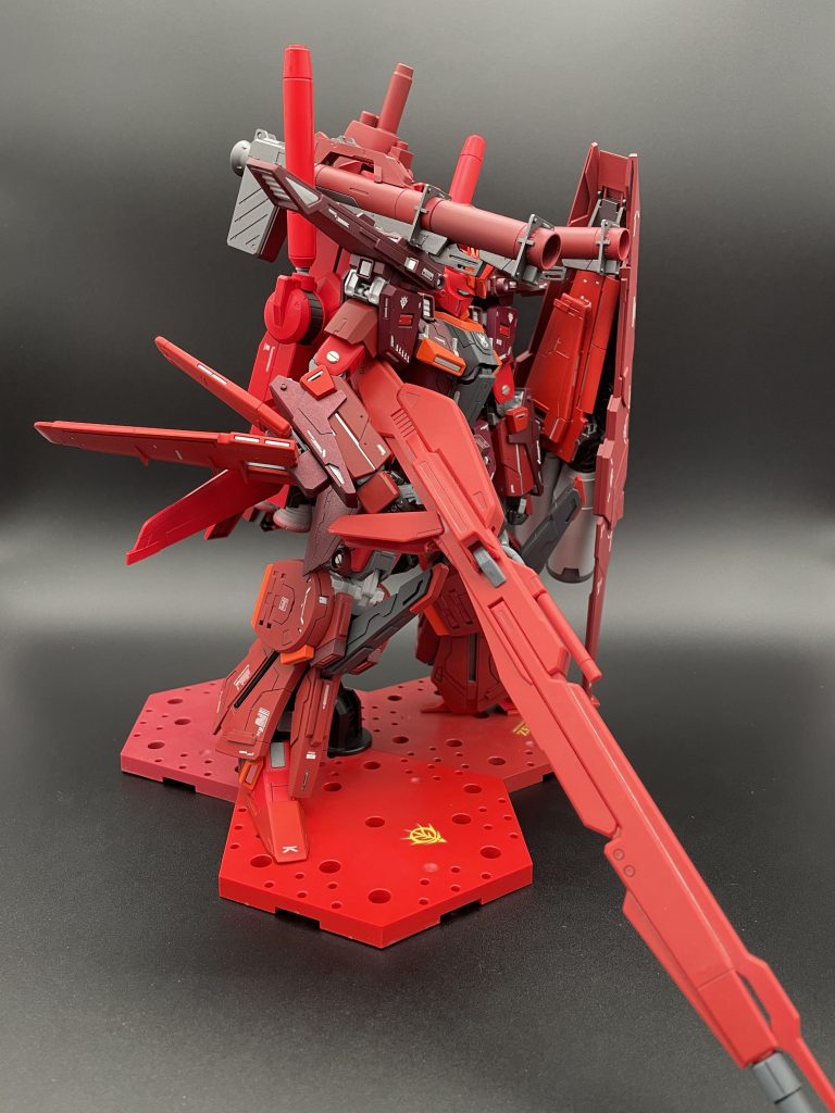 MG シャア専用 ZZガンダム HWS ver.CHAR–3枚目/制作者：CHAR