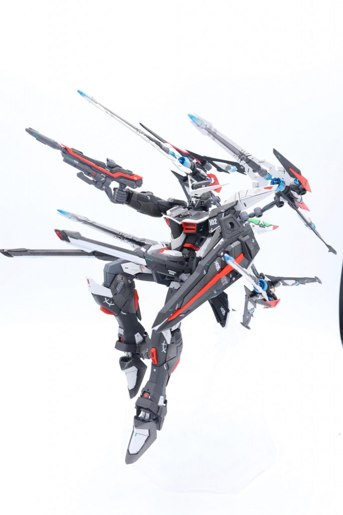 フリーダムのハイマットフルバーストをジャスティスガンダムでというのを独自解釈で再現してみました。