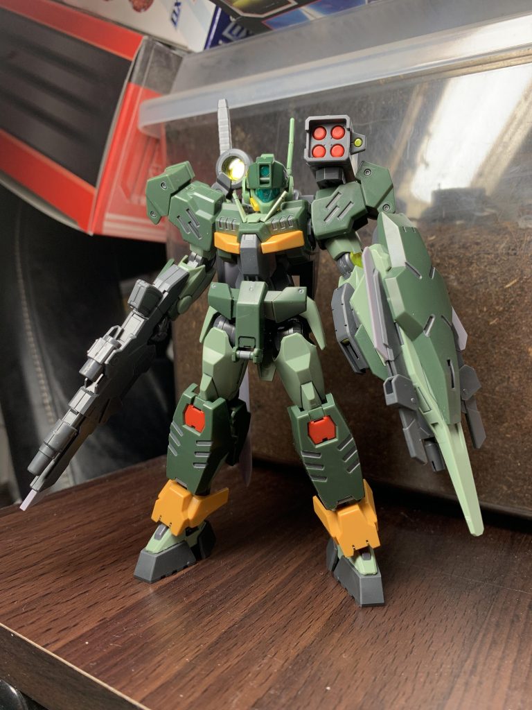 制作過程、部分塗装とスミ入れのみ。磨き位はすればよかったかな〜