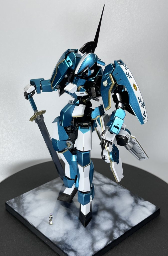 地球降下前、出陣式での一幕をイメージしました。この後、カルタ様は、、、