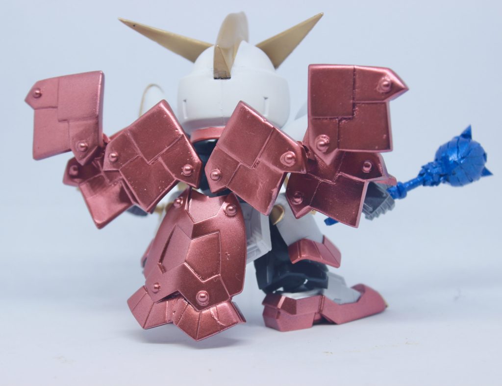 ファンネルスケイルはプラ板で一つ作って、それをおゆまるとポリパテを使って複製しました。