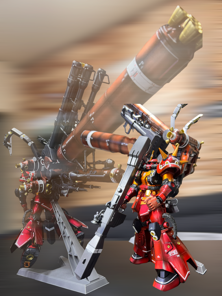 オレンジ部分はアルミのアルマイトっぽい質感に