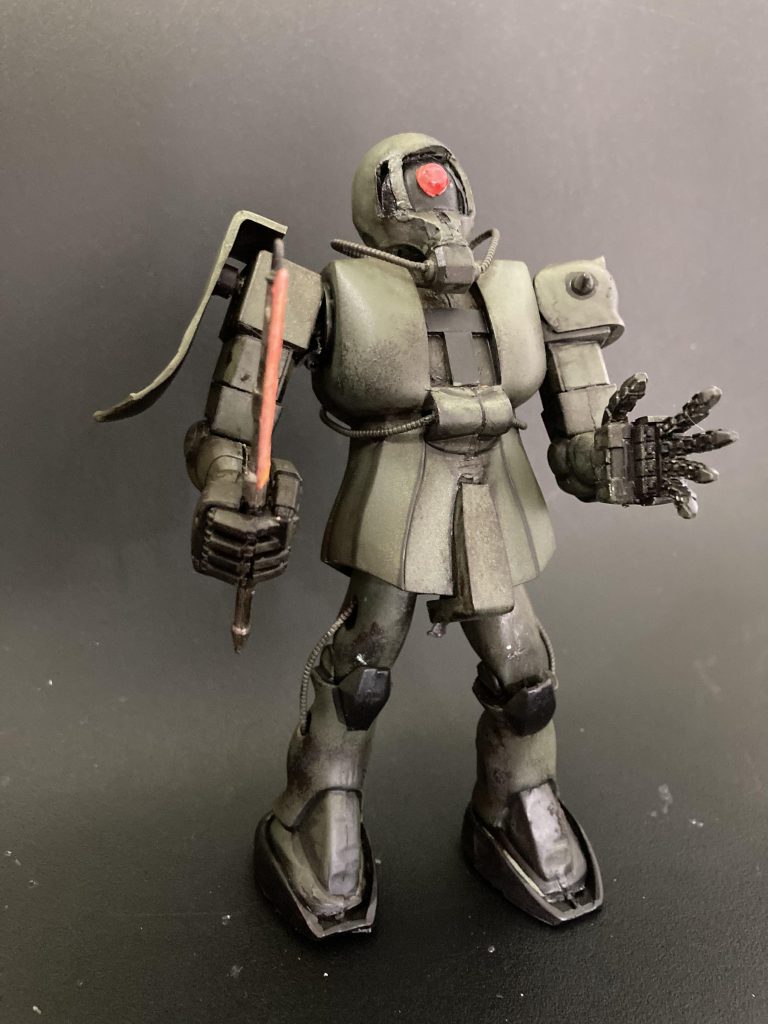 ちょっとやり過ぎなザクになりましたww旧キット製作は手間もかかりますがやっぱり楽しいです^ ^ご覧いただき本当にありがとうございます♪