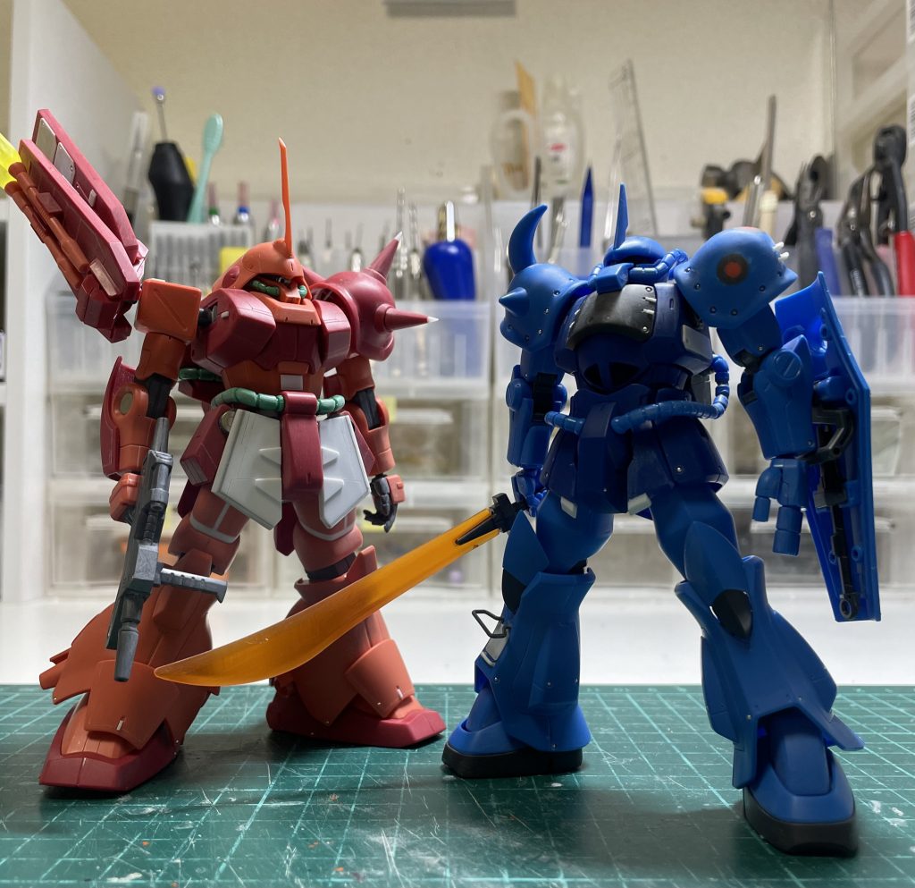 制作途中、、この後、マラサイのアンテナは 取っ払ってやりました(*´∀｀*)最後までご覧いただき、ありがとうございました(o^^o)