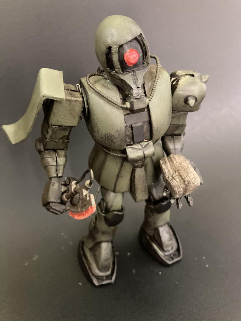 イメージ的には、絵心の無い自分が何も見ずにザクのイラストを書いた設定ですww