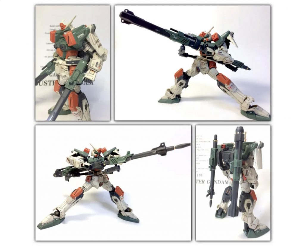 肩がボールジョイントに変更してあるので、キットでは再現不可能だったポーズも再現可能