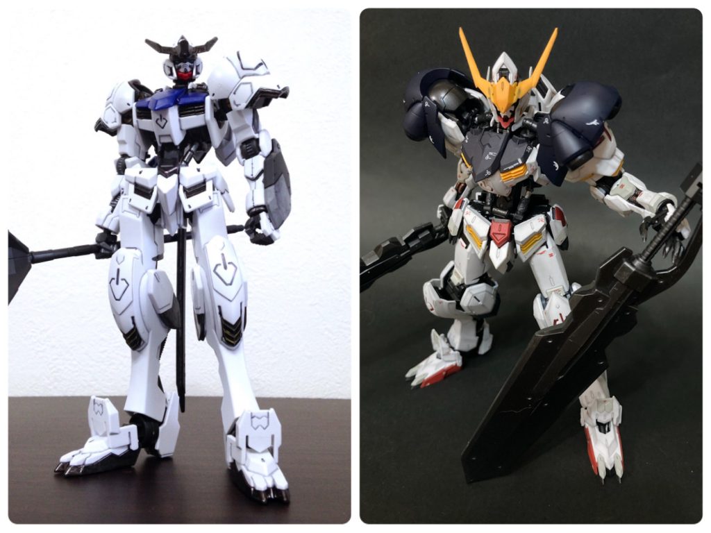 ガンスタさんに初めて投稿したＨＧバルバトスと。また５年経ったらまだガンプラやってるかな？今よりは少しくらい上手くなってるかな？最期まで見ていただき、ありがとうございました。