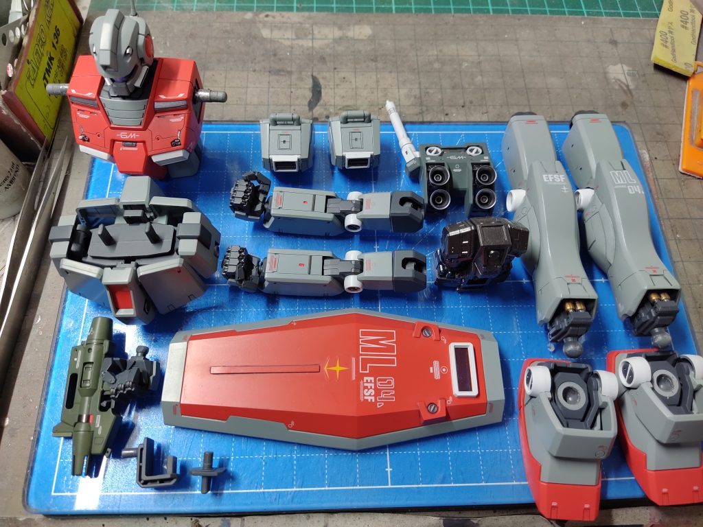 最終組み立て前