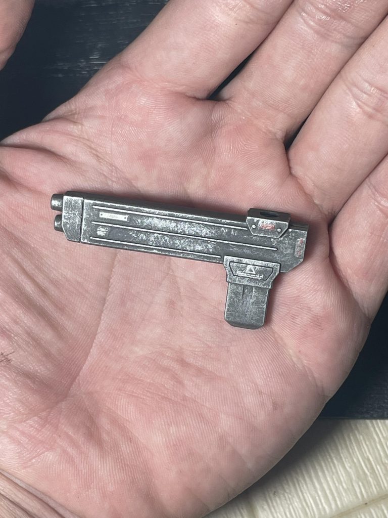 汚し前のドライブラシこれは友人に大好評。ミリオタの彼も納得のひと品になりました。