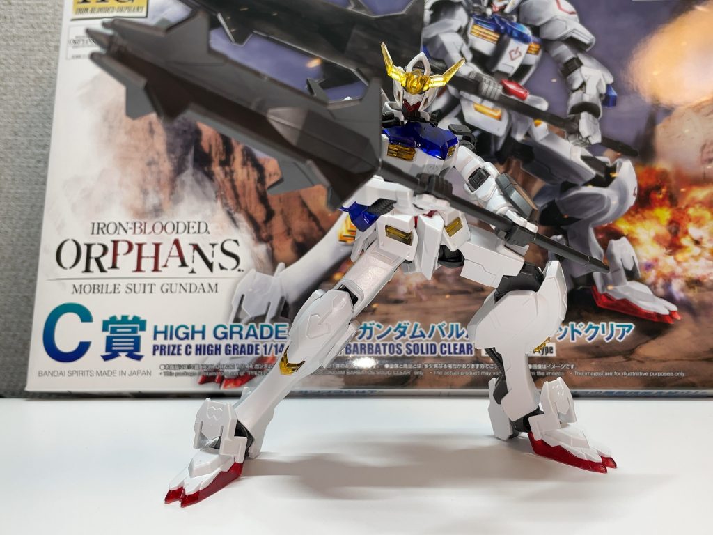 HG1/144 ガンダムバルバトス ソリッドクリア｜シルバータビーさんのガンプラ作品｜GUNSTA（ガンスタ）