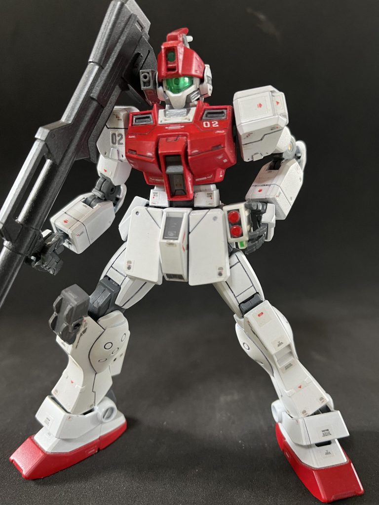 腰部グレネードとバルカンポッドはスクラッチしました