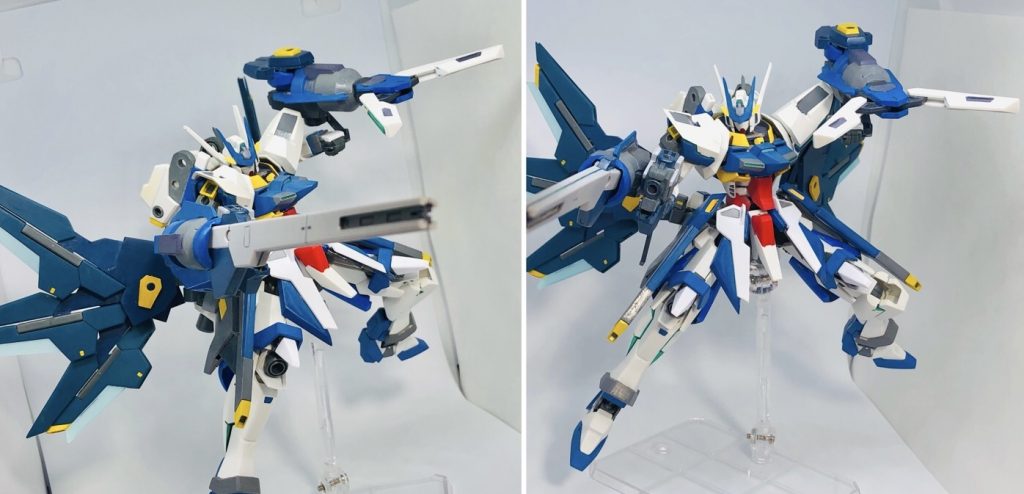 バックパックのブースターと組み合わせてブースターライフル、ブースターシールドになる設定です。威力倍増です。