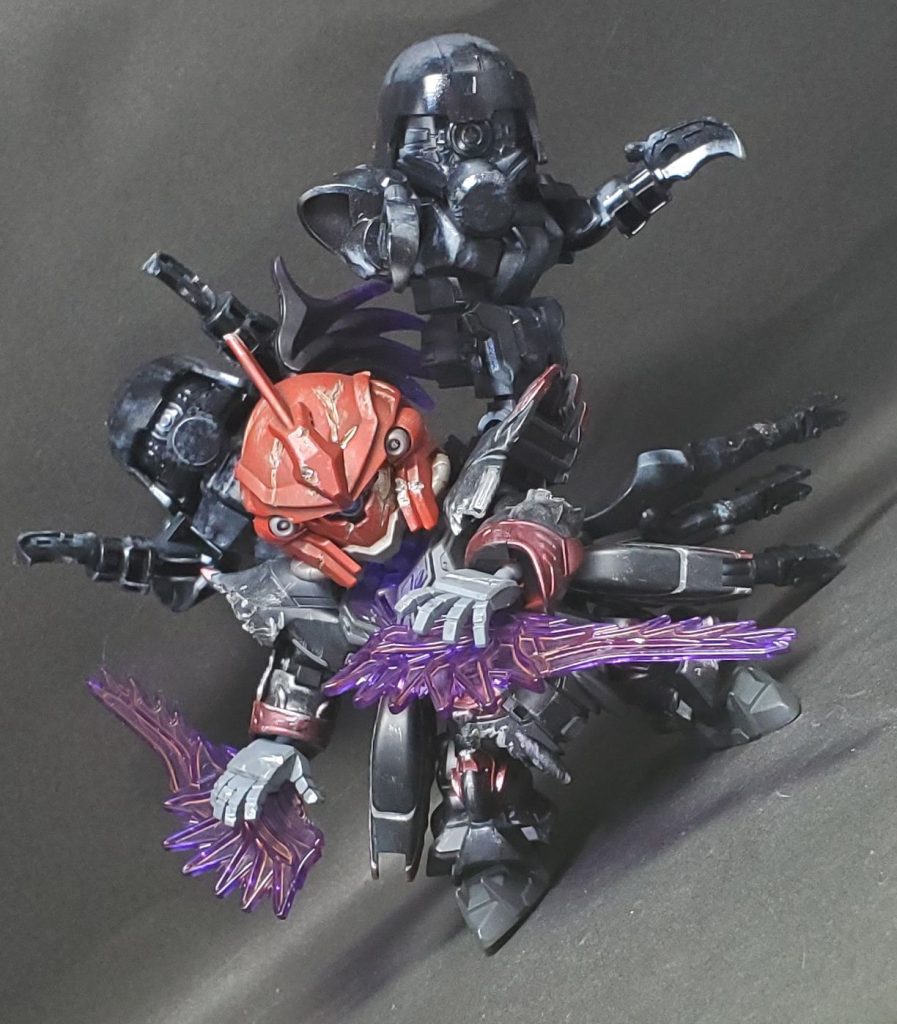 映画「ドクター・ストレンジ　マルチバース・オブ・マッドネス」終盤に登場するゾンビストレンジことデッドストレンジをイメージして、シナンジュ＋ギラズールな感じにしてみました。