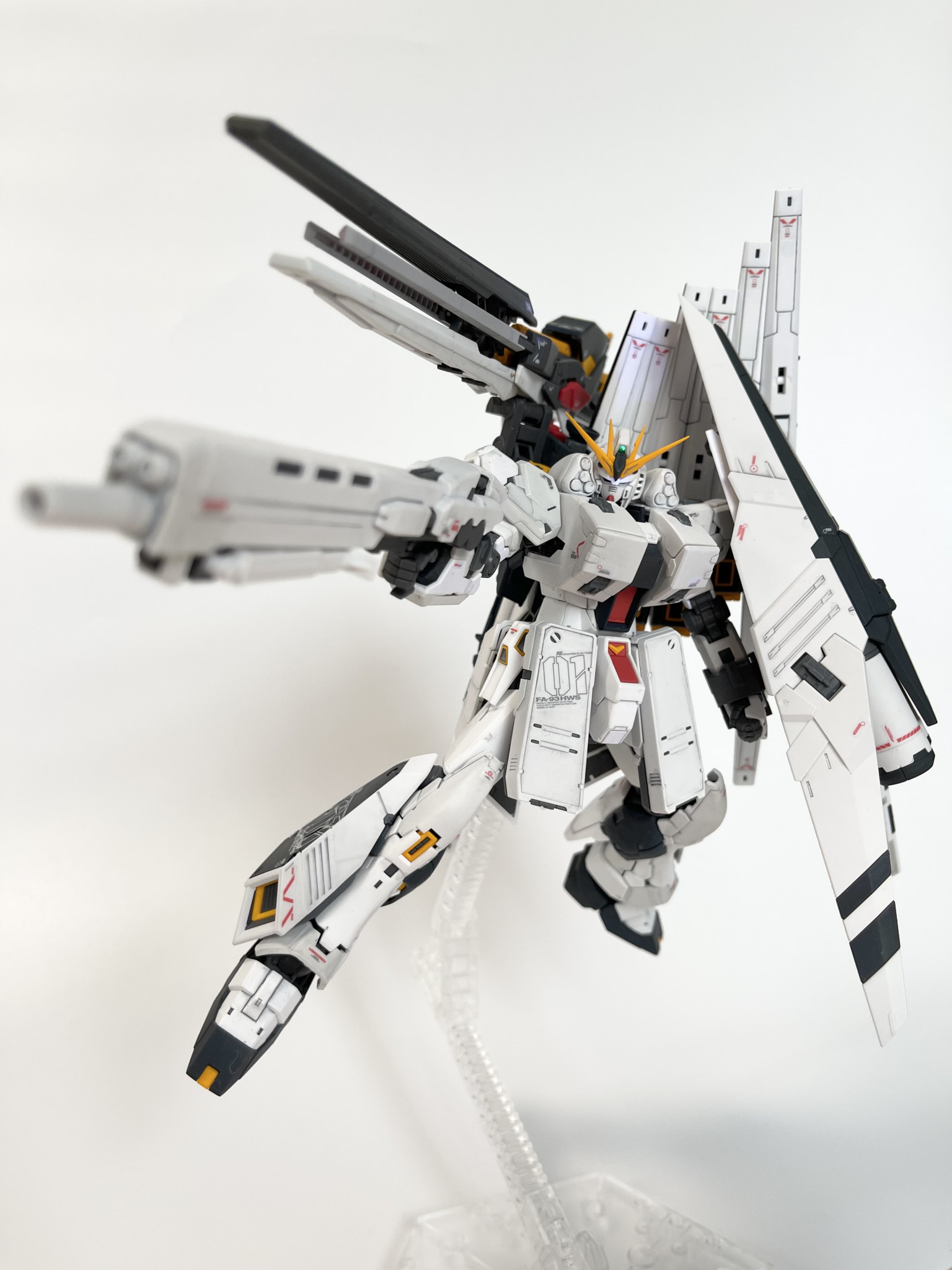 RG νガンダムHWS（ロングレンジ・フィンファンネル装備型）｜Senさんの