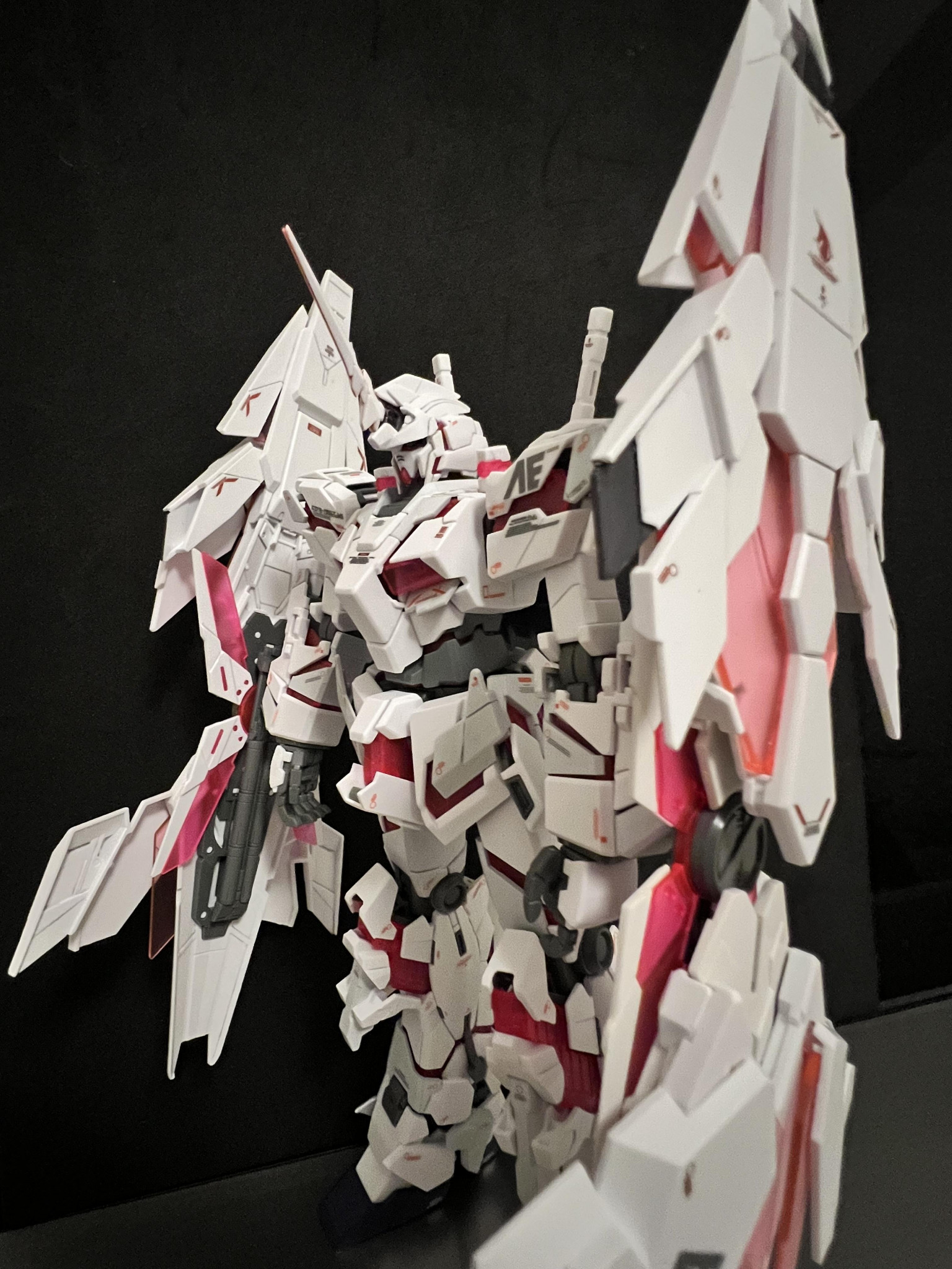 開封済】MG FAユニコーンガンダムVer.Ka＋アームド・アーマーDE✕3