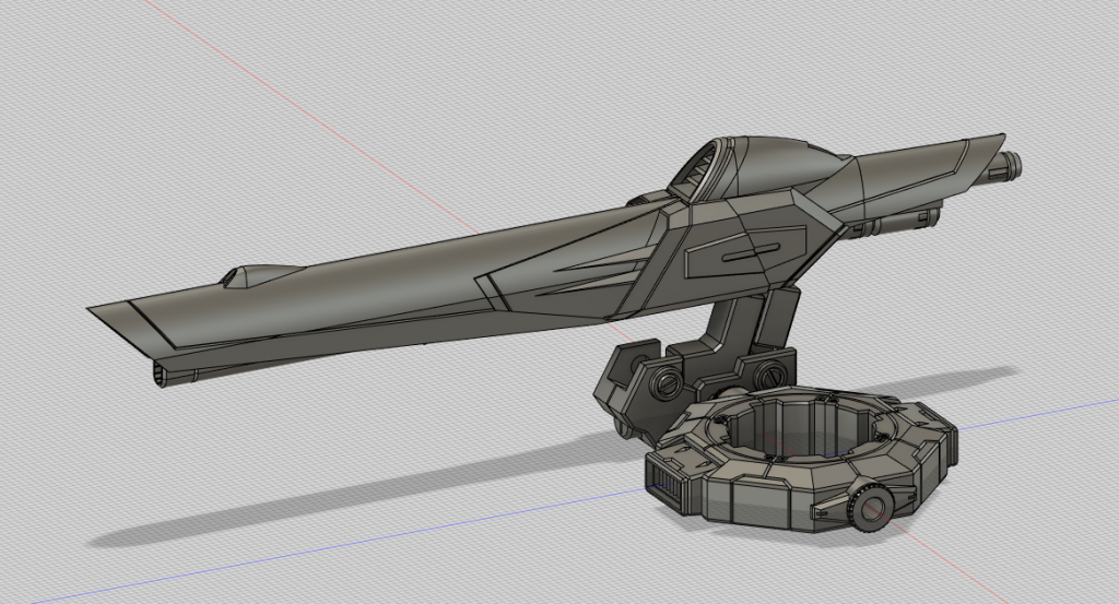 イータユニットの3Dデータですこれを一部左右反転で出力して出力してます修正したり試作品出したりで多分レジン1リットルくらい使いましたw