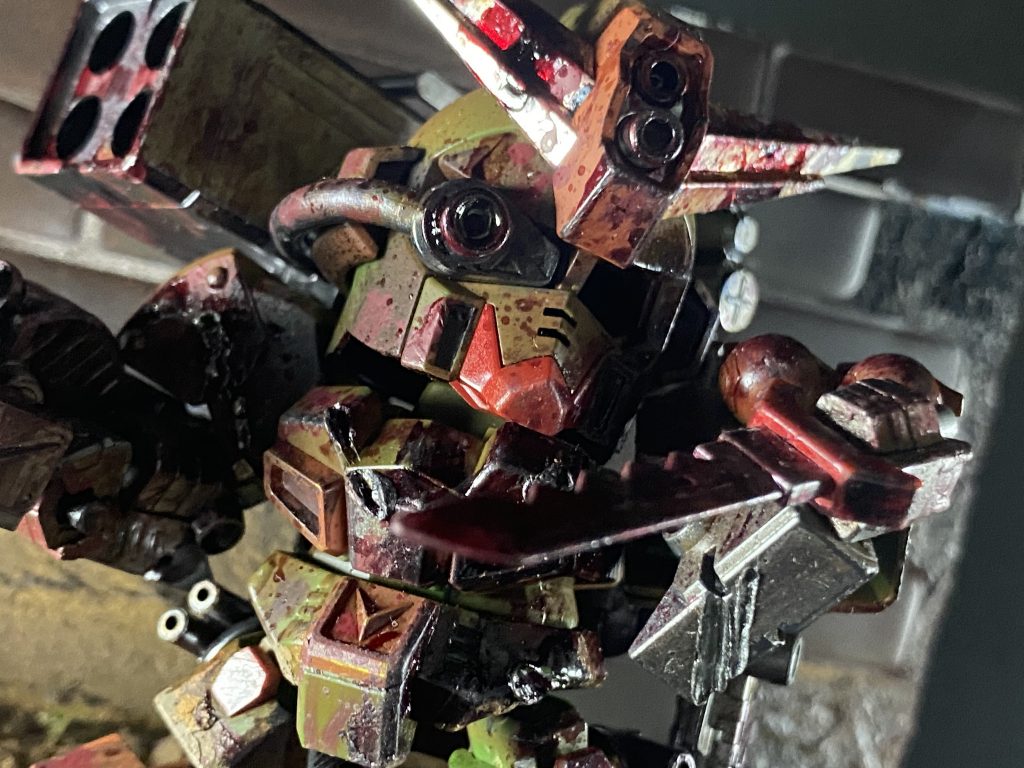 ブラシで飛び散る血🩸まだまだ研究が必要である。