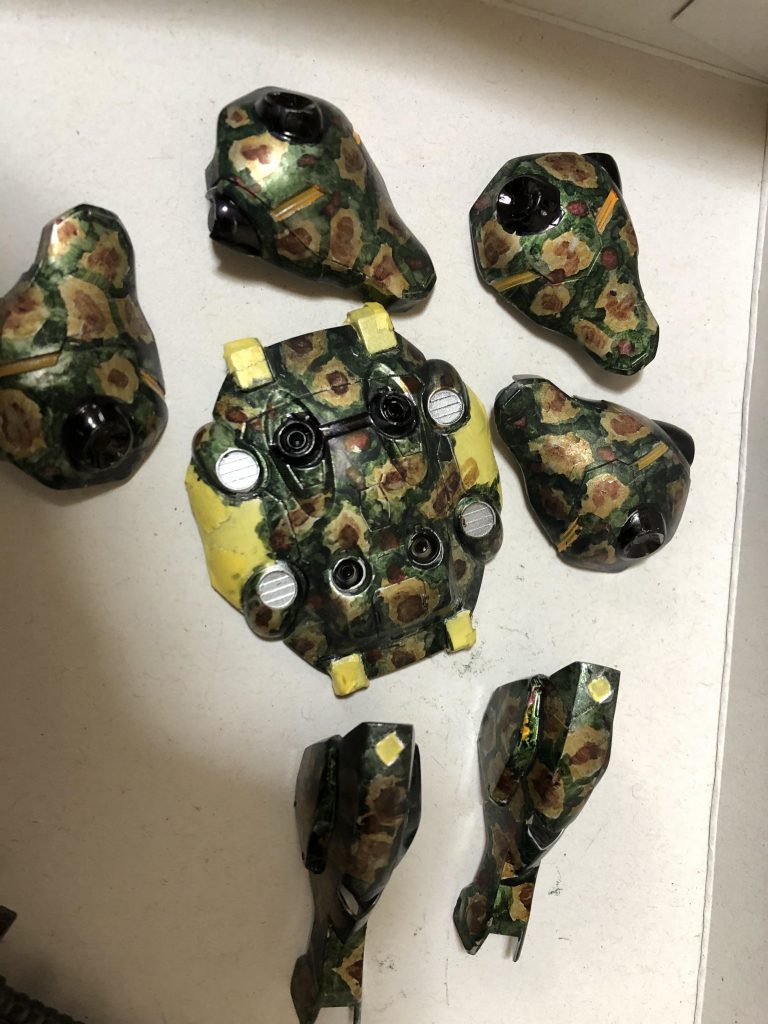 グシオンリベイクを迷彩塗装！ペンで–2枚目/制作者：@morukotetu1