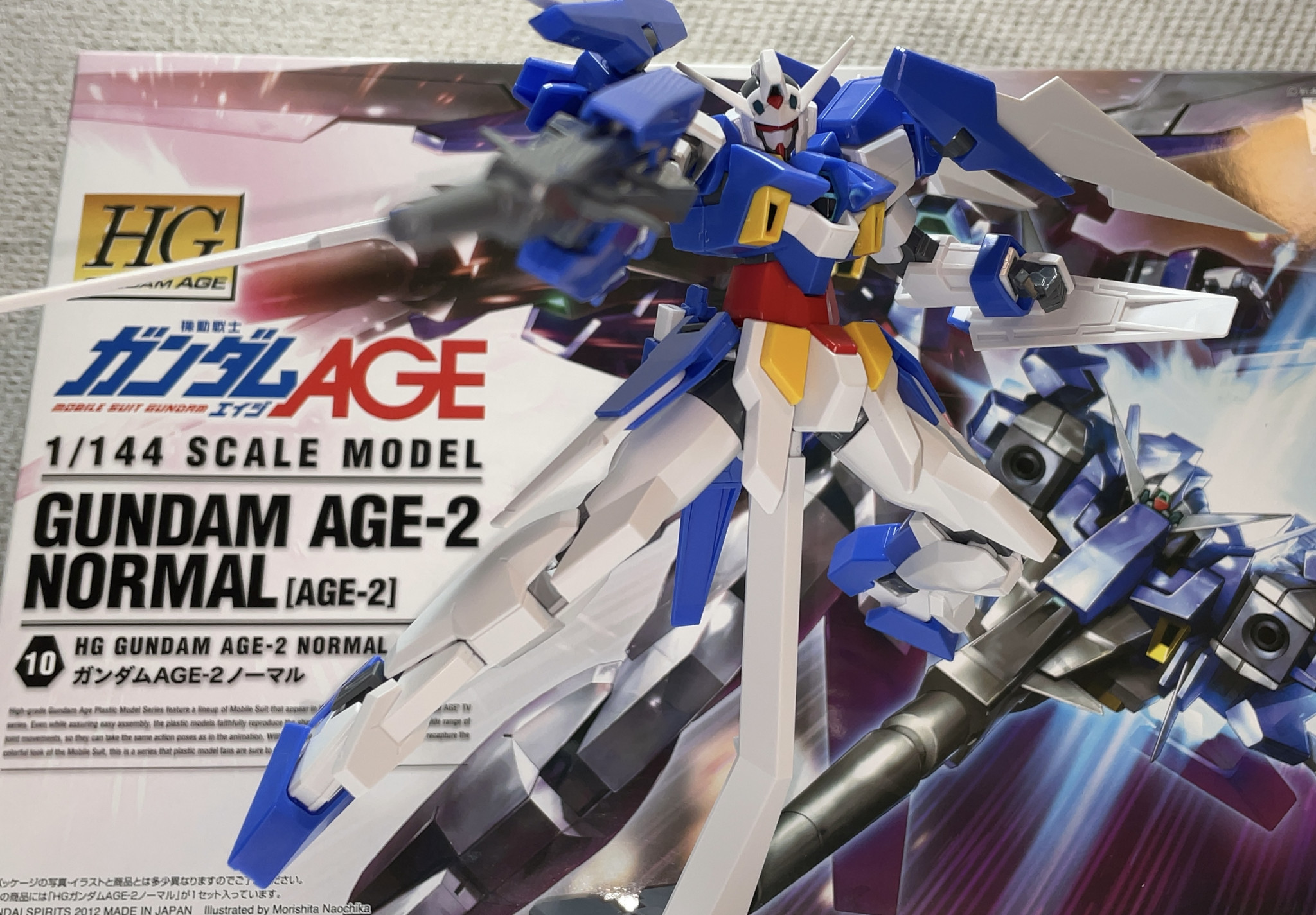 HG1/144 ガンダムAGE-2 ノーマル｜シルバータビーさんのガンプラ作品 