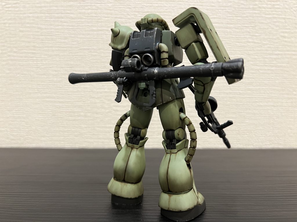 背部から雨だれ表現よくできました◎