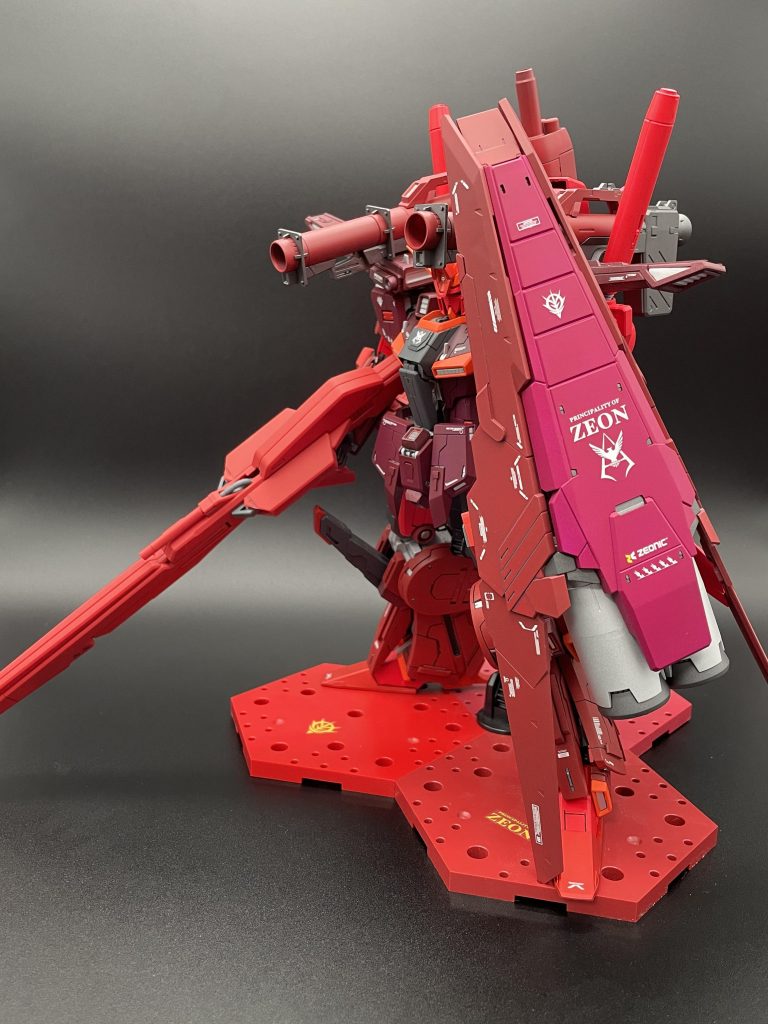 MG シャア専用 ZZガンダム HWS ver.CHAR–2枚目/制作者：CHAR