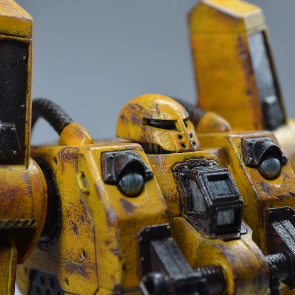 モビルワーカー　ラッカー塗料筆塗縛り