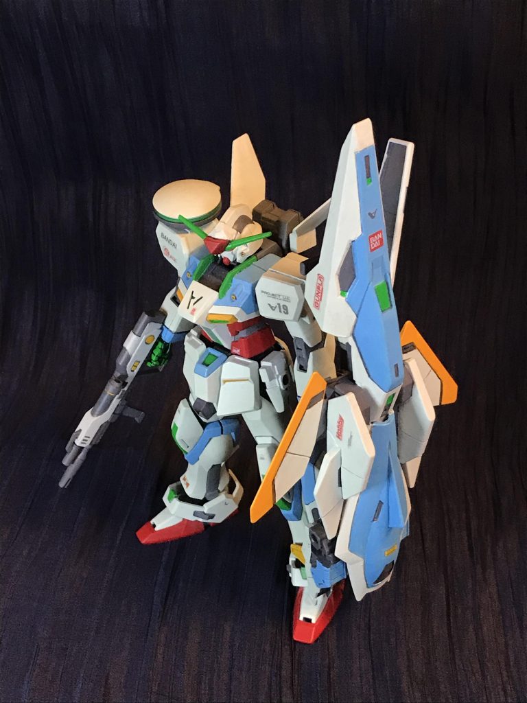 その他はビームライフルをインパルスランシエの余剰パーツに変えただけで、本体とくにいじってないです。