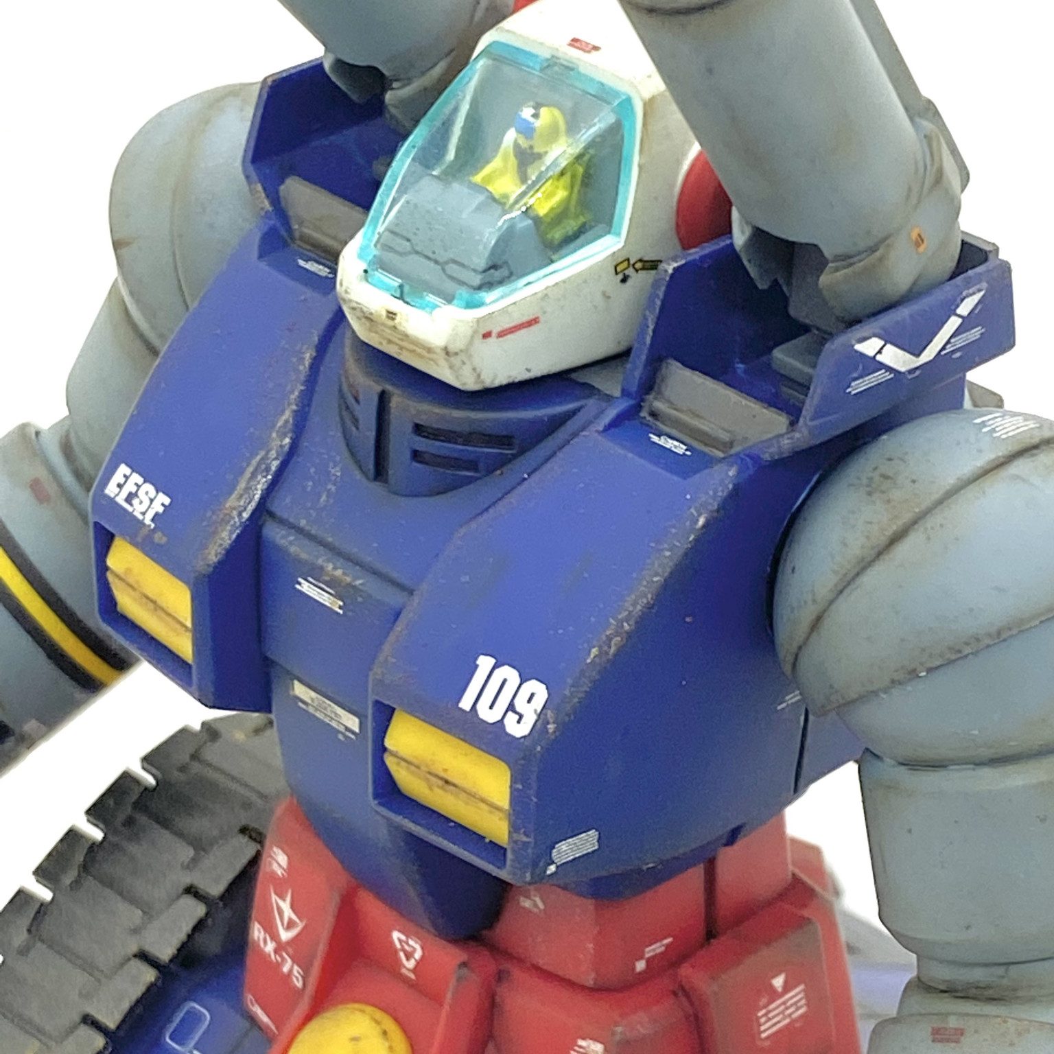 ガンプラHGガンタンク塗装改造完成品 - プラモデル