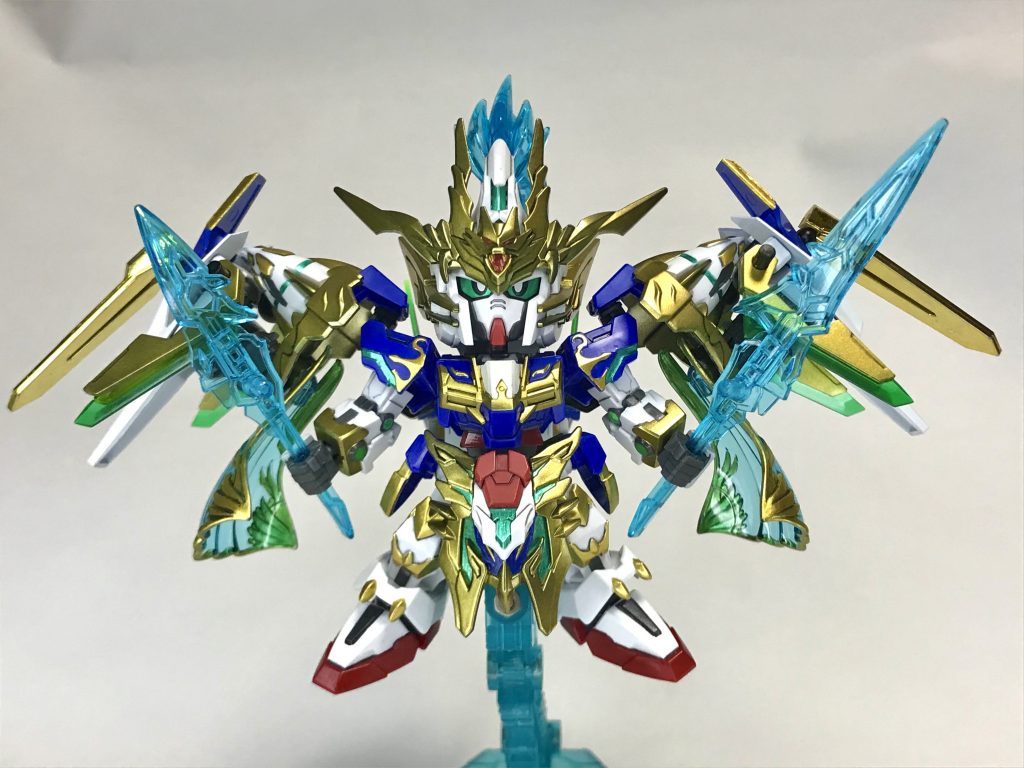 趙雲ダブルオーライザー。それっぽいパーツで作りました